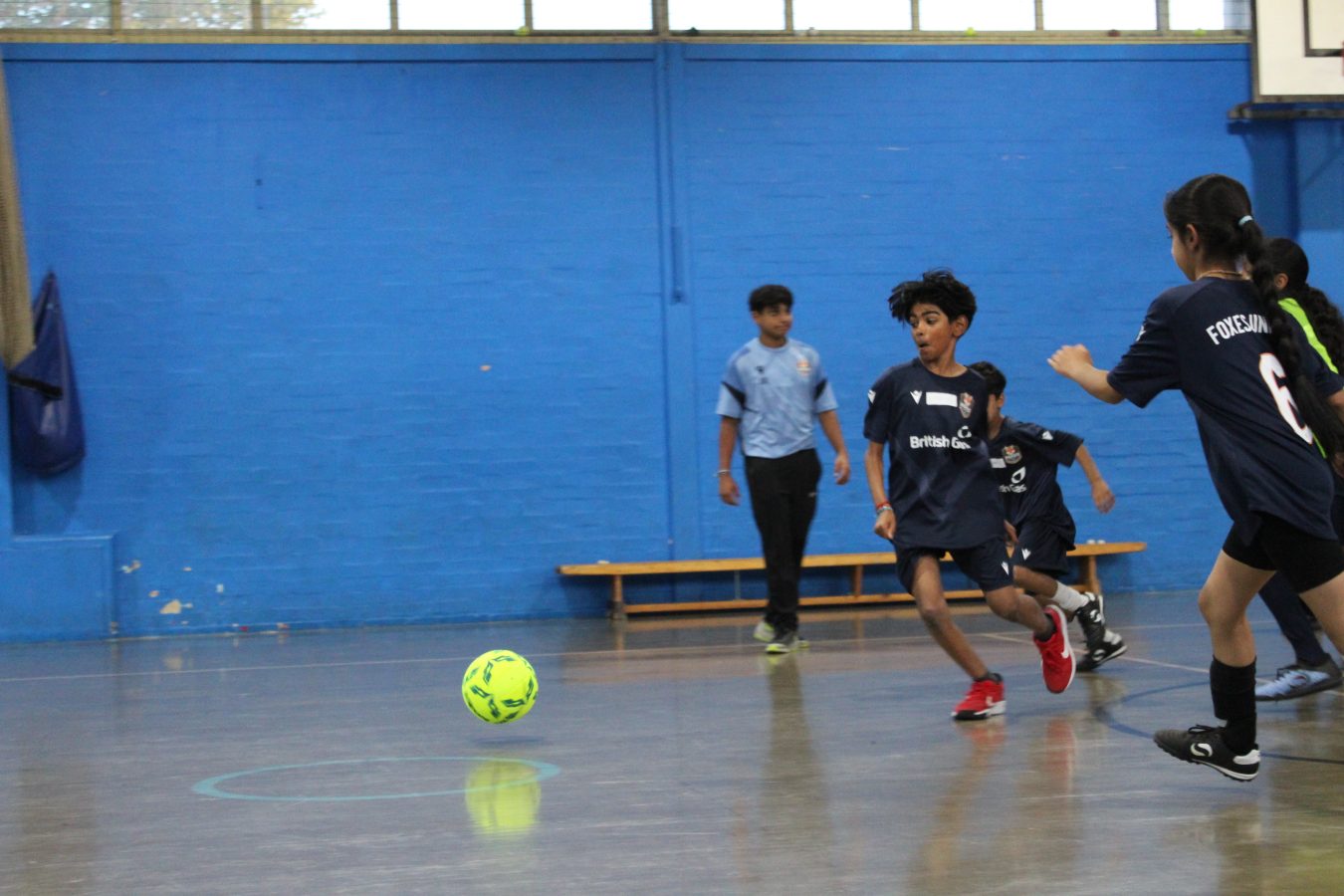 Football in action